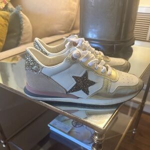 Vintage Havana ROCK 1 glitter star low sneaker